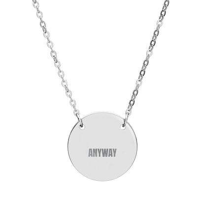 Wear Your Word Pendant — Engraved 316L Surgical Steel