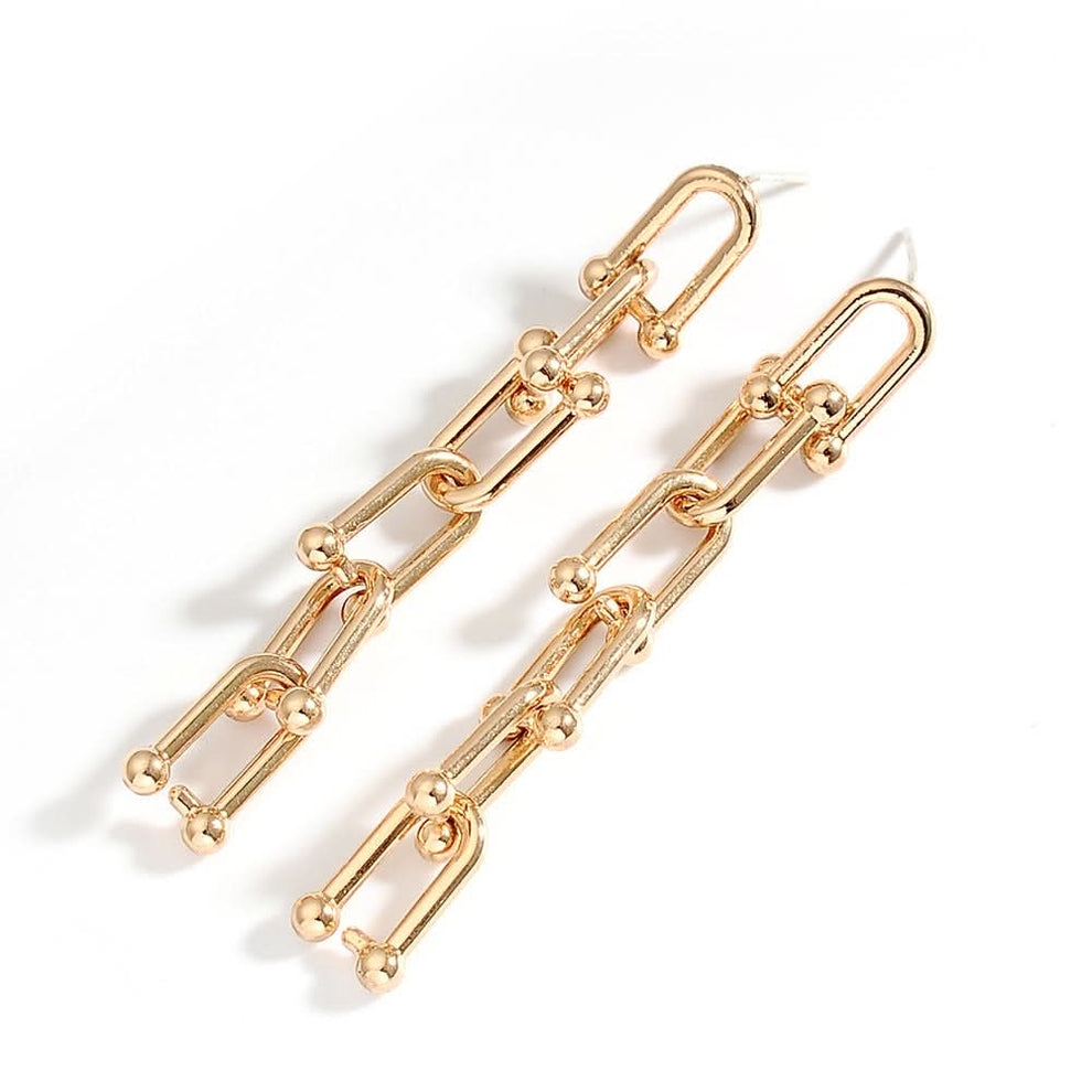 Horseshoe chain necklace piece