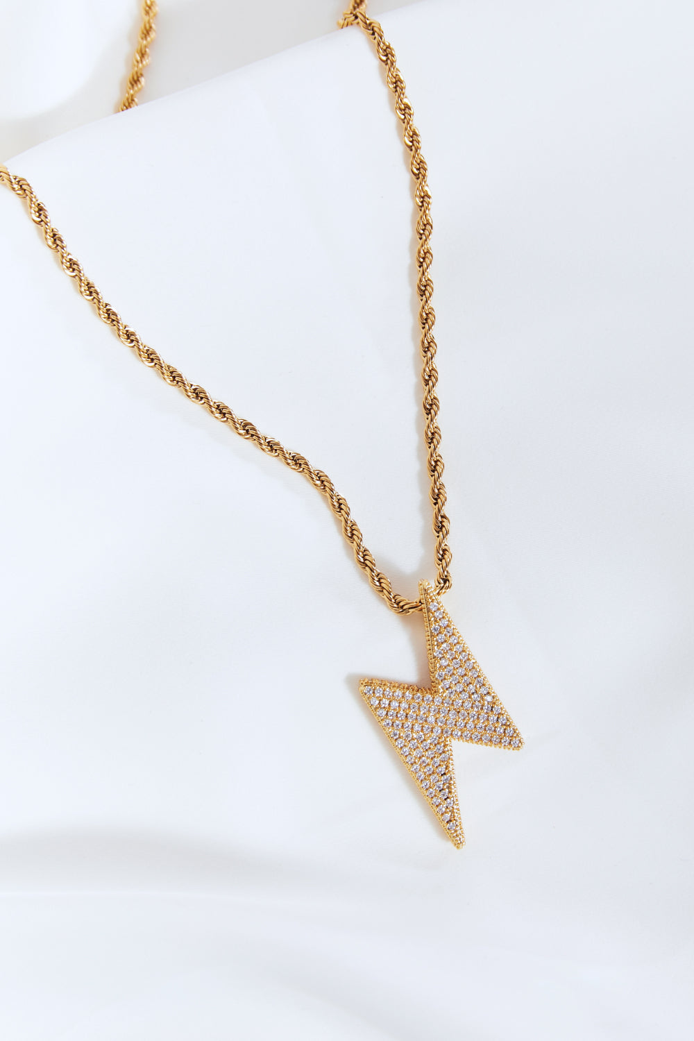 Lightning pendant side profile