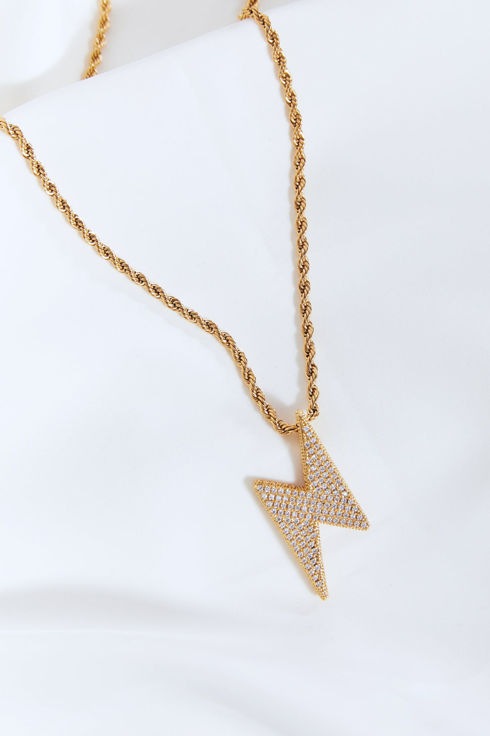 Lightning pendant side profile