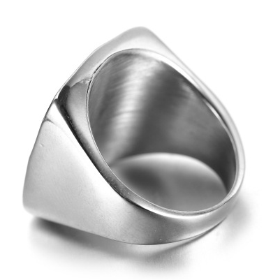 Nautical Signet Ring | Maritime Anchor & Compass Inspired Unisex Ocean Heritage Jewelry