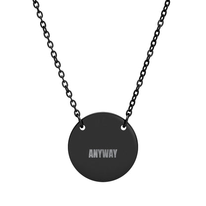 Wear Your Word Pendant — Engraved 316L Surgical Steel