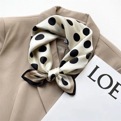 100% Real Silk Square Scarf (53cm) - Luxury Printed Multi-Style Accessory