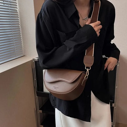 Saddle bag styled with outfit