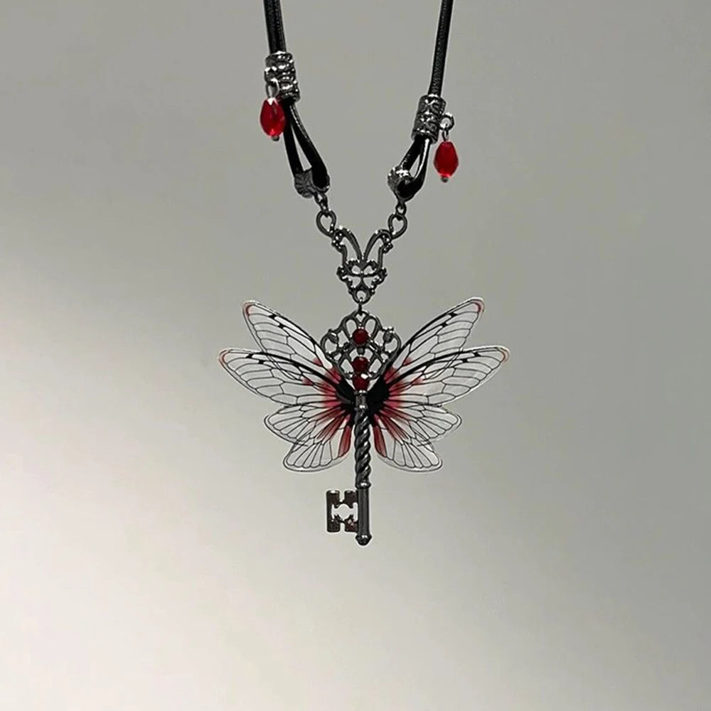 Leather & Metal Statement Necklace | Women’s Casual Fashion Necklace One‑Size Design