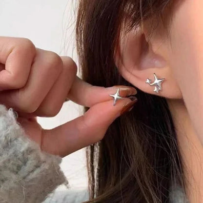 Hoop earrings styled with casual outfit