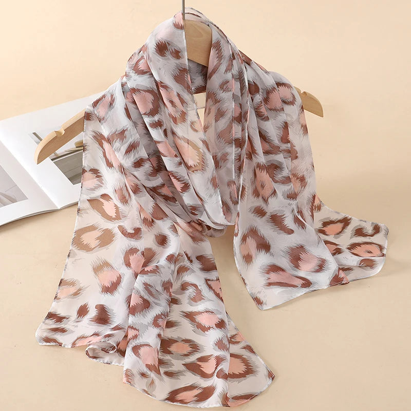 Lightweight Chiffon Scarf — Versatile Printed Shawl & Wrap, Breathable Travel Accessory
