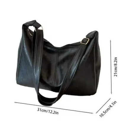 Hobo bag worn on shoulder
