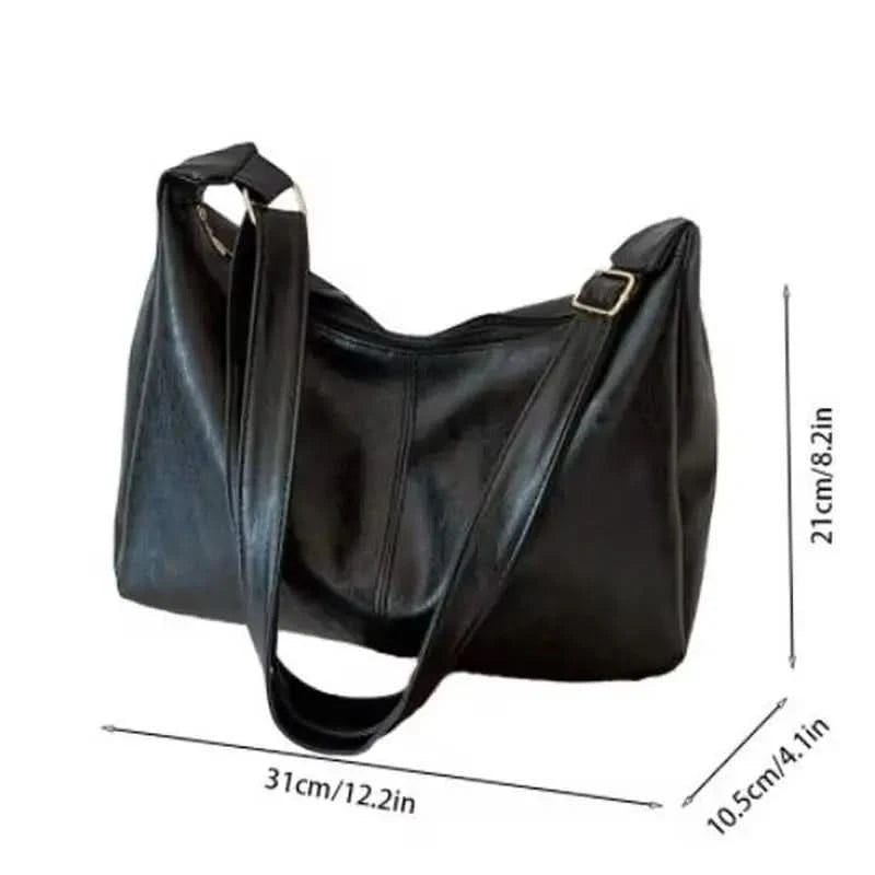 Hobo bag worn on shoulder