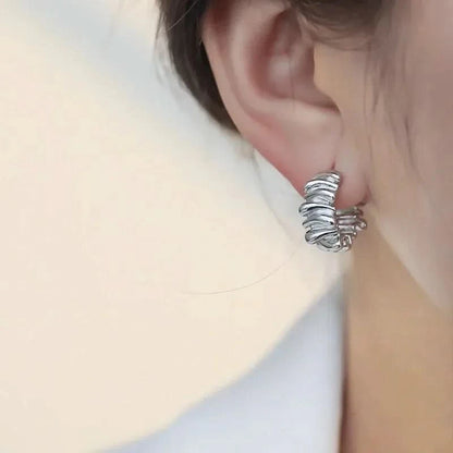 Hoop earrings scale reference