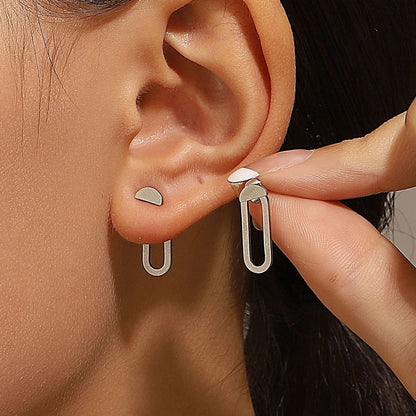 Minimalist 2cm open-frame studs full overview