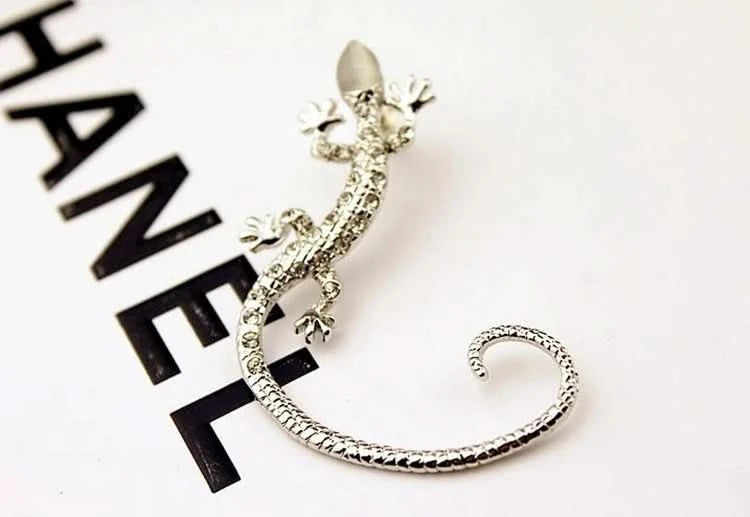 Gothic Dragon Clip Ear Cuff - Punk Rock Zinc Alloy Unisex No-Piercing Earring
