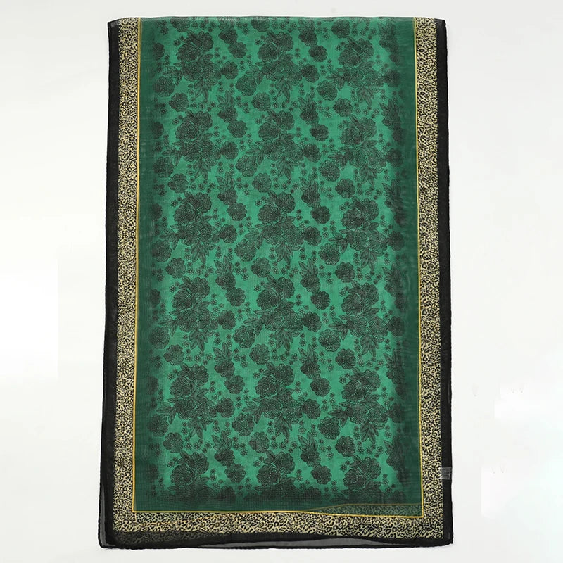 Lightweight Chiffon Scarf — Versatile Printed Shawl & Wrap, Breathable Travel Accessory