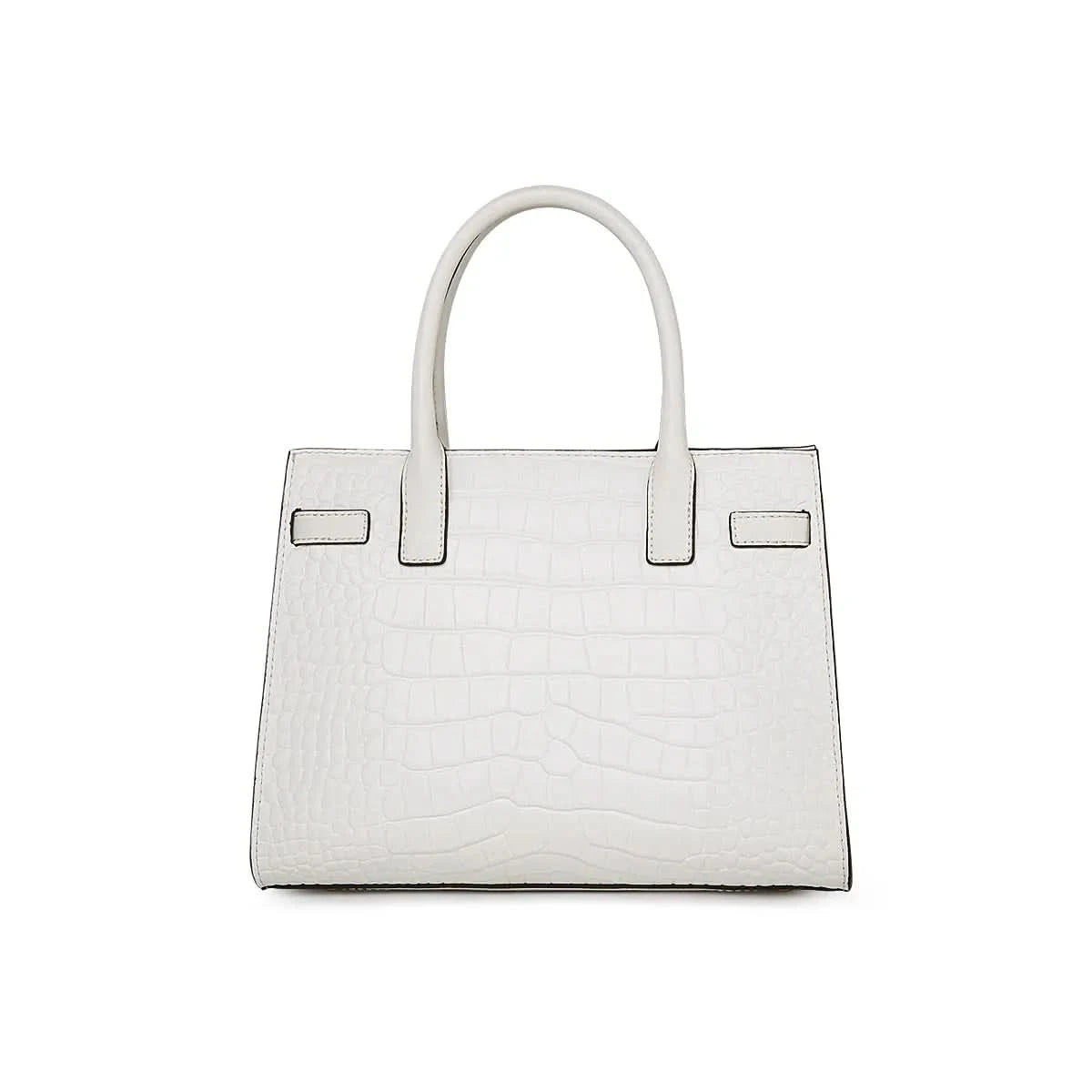 Cowhide leather tote in black