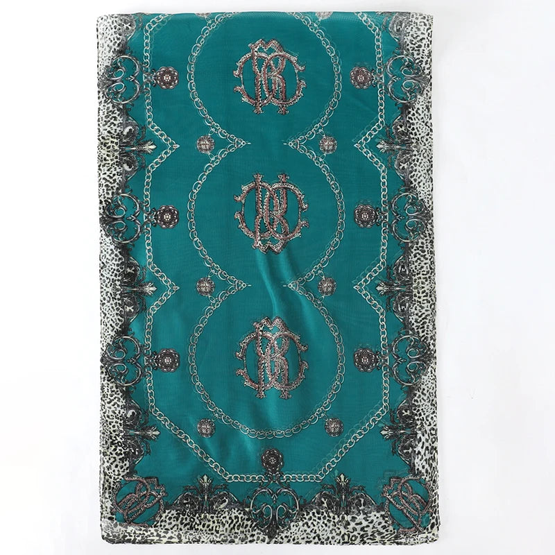 Lightweight Chiffon Scarf — Versatile Printed Shawl & Wrap, Breathable Travel Accessory