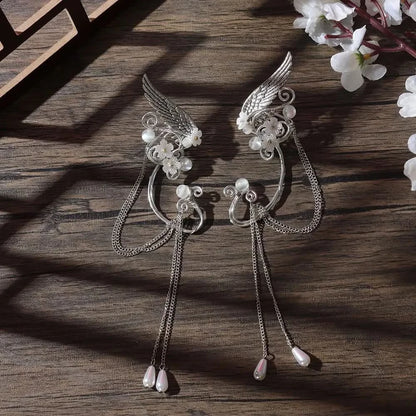 Elf ear cuff styled with cosplay outfit