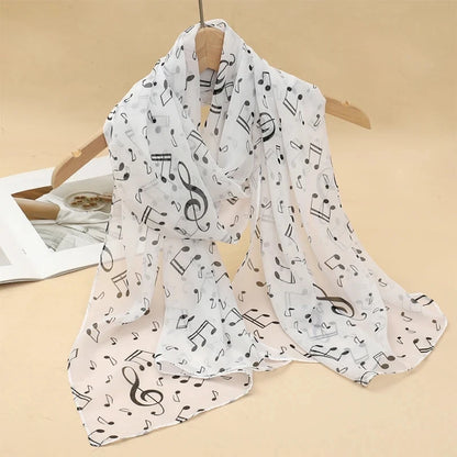 Lightweight Chiffon Scarf — Versatile Printed Shawl & Wrap, Breathable Travel Accessory