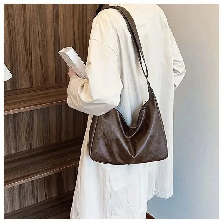 Hobo bag styled with casual outfit