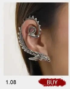 Dragon ear cuff color variation 1