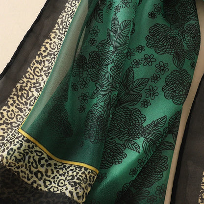 Lightweight Chiffon Scarf — Versatile Printed Shawl & Wrap, Breathable Travel Accessory