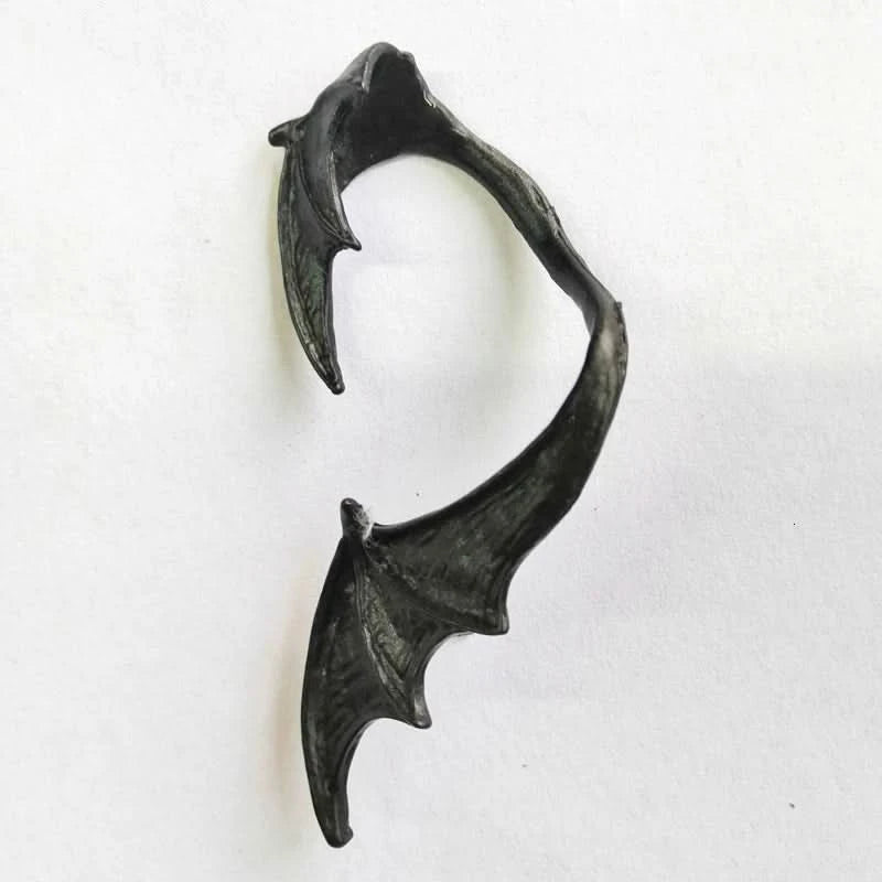 Gothic Dragon Clip Ear Cuff - Punk Rock Zinc Alloy Unisex No-Piercing Earring