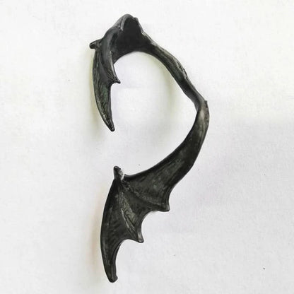 Gothic Dragon Clip Ear Cuff - Punk Rock Zinc Alloy Unisex No-Piercing Earring