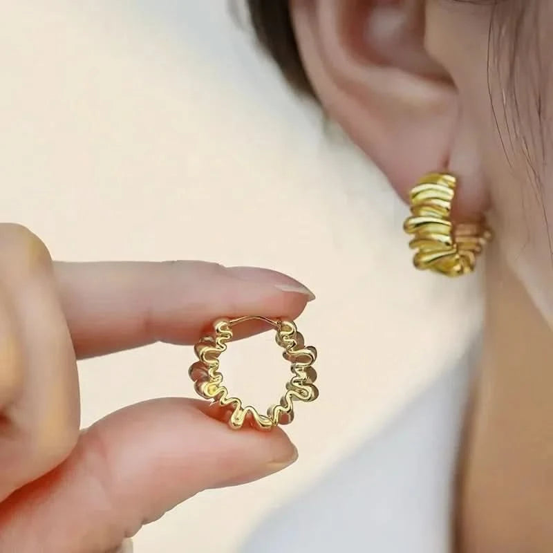 Hoop earrings size variation large