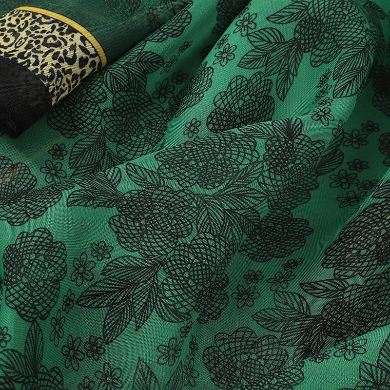 Lightweight Chiffon Scarf — Versatile Printed Shawl & Wrap, Breathable Travel Accessory