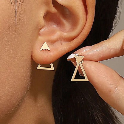Geometric studs close-up detail