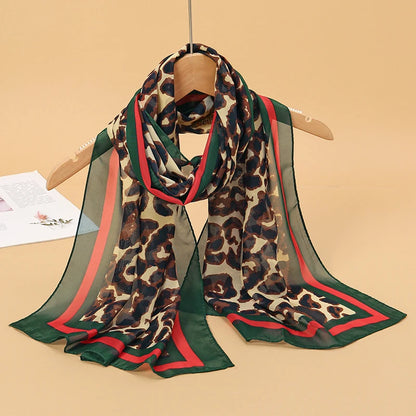 Lightweight Chiffon Scarf — Versatile Printed Shawl & Wrap, Breathable Travel Accessory