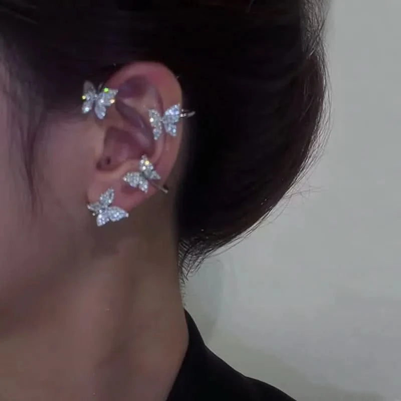 Leaf ear cuff side profile view