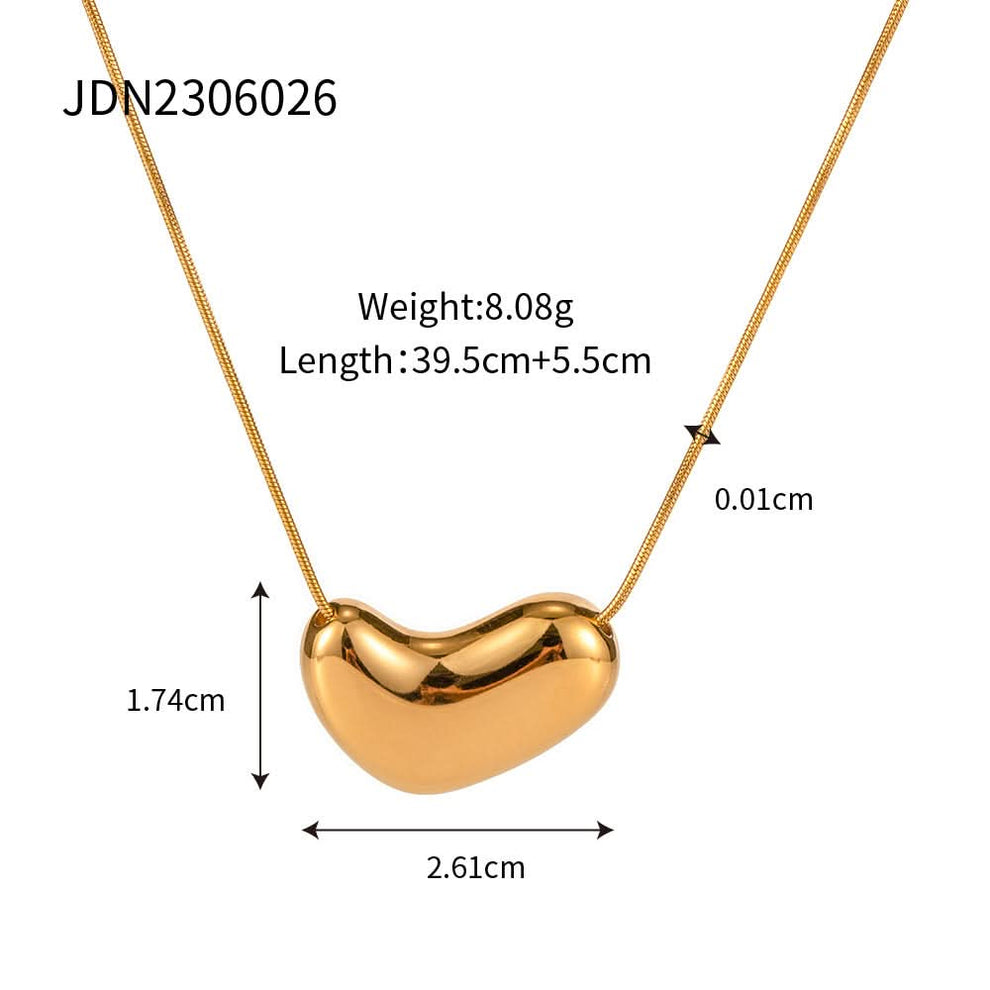 Bean pendant scale reference